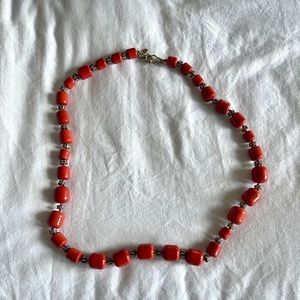 Orange JCrew Necklace